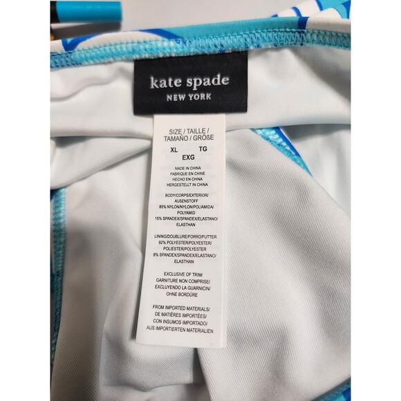 Kate Spade Floral Vines Classic Bikini‎ Bottom XL NEW - Picture 5 of 6